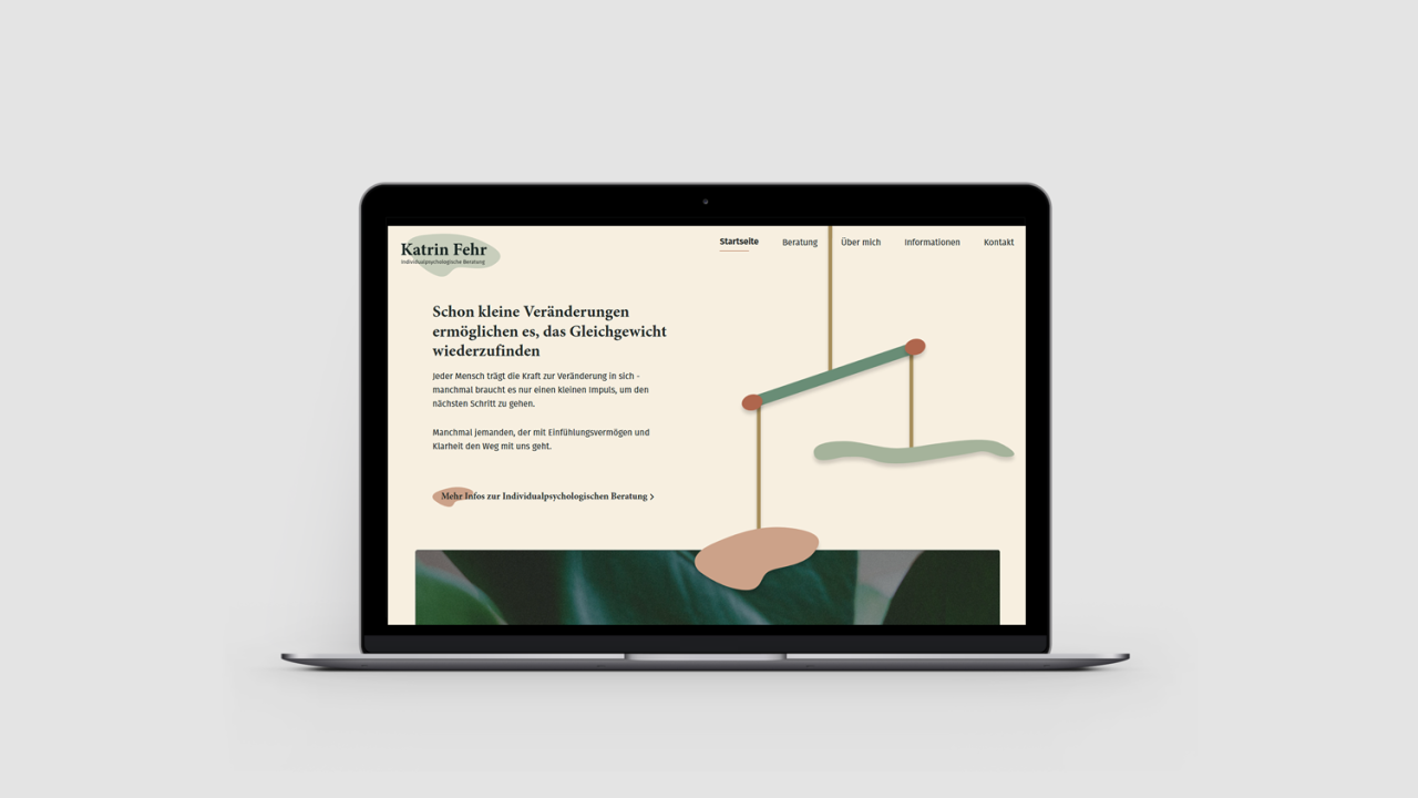 Vorschau Webseite Katrin Fehr Beratung
