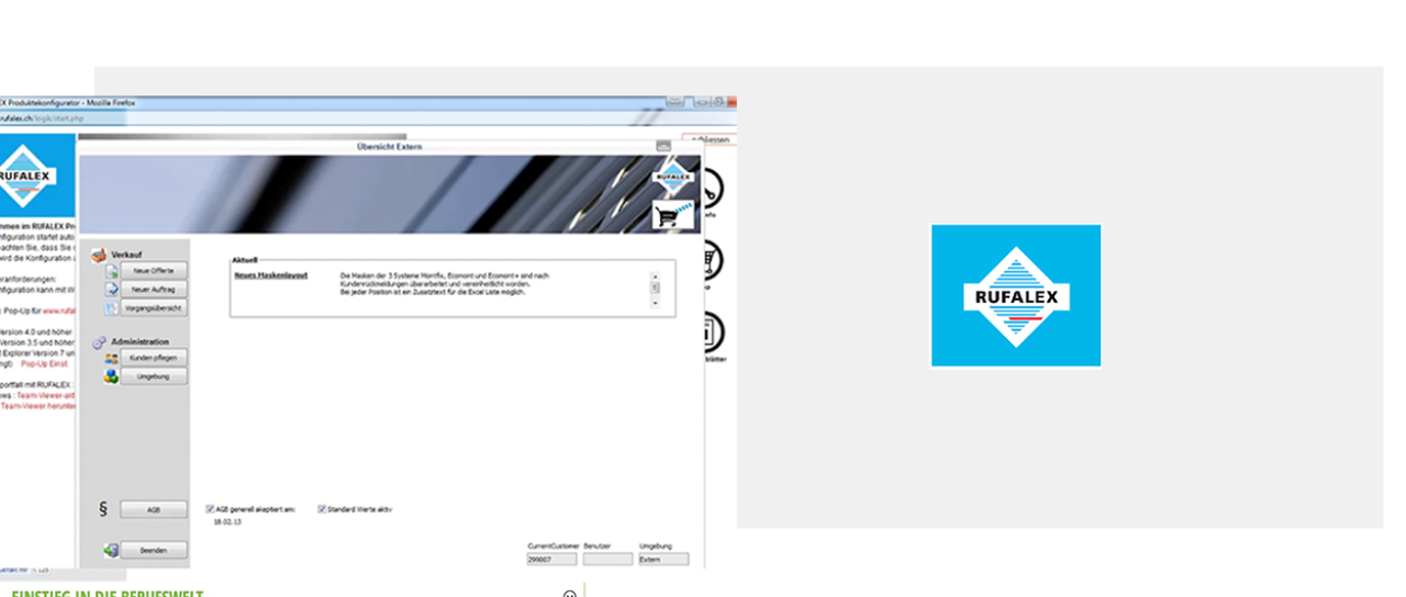 Rufalex Konfigurator Übersichtsbild